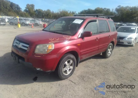 2006 Honda Pilot Ex-L from USA, damaged, VIN 5FNYF18506B004681